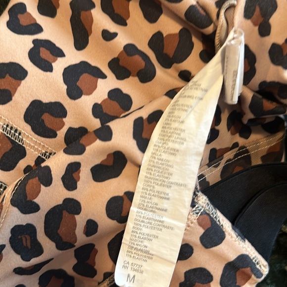 Fabletics Leopard Midi Sports Bra - Picture 4 of 5